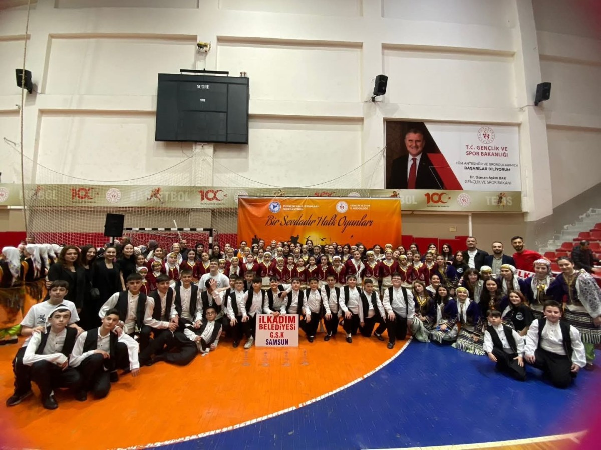 İlkadımlı Gençler Halk Oyunlarında Samsun’u Temsil Edecek