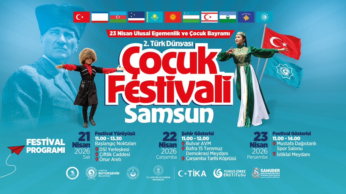 Türk Dünyası Çocukları Yeniden Samsun’da Buluşuyor