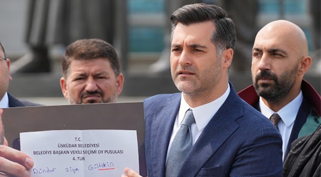 Üsküdar belediyesi başkan vekilliği seçimlerine suç duyurusu