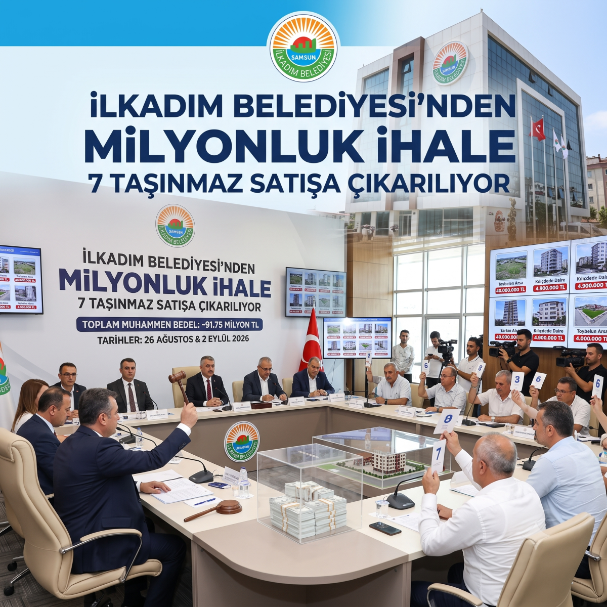 İlkadım Belediyesi'nden Milyonluk İhale